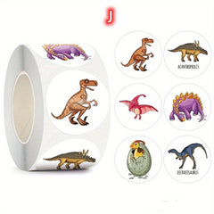 500pcs Dinosaur Thank You Stickers DIY Sealing Labels