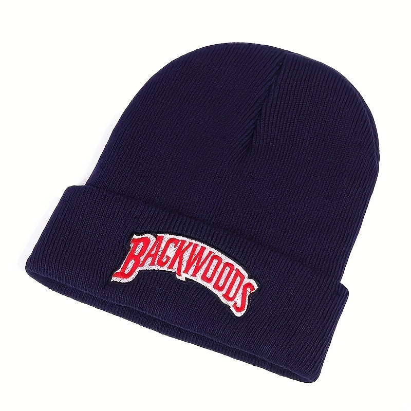 Hip hop Style Knitted Hat With Embroidery for Men