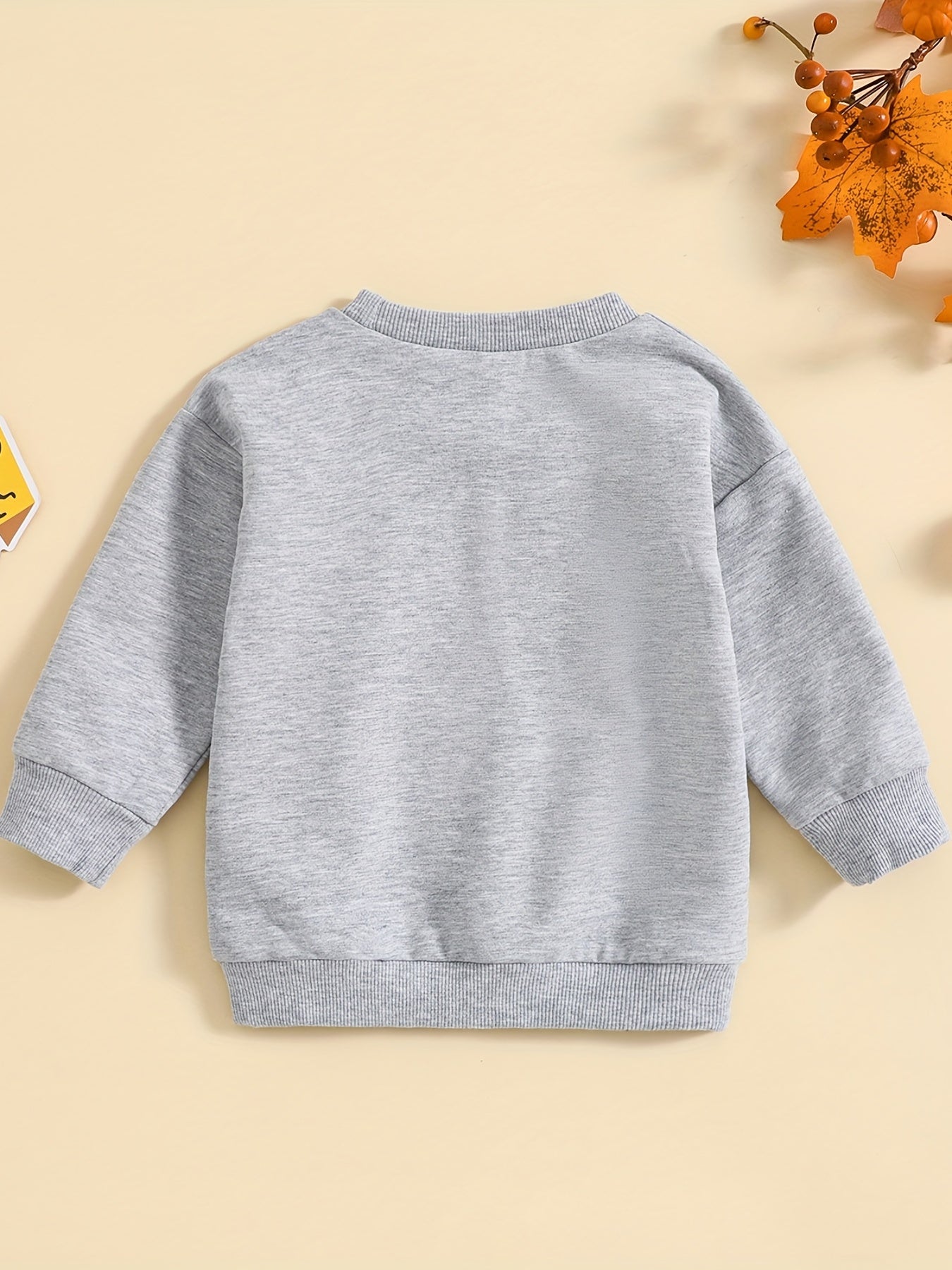 Halloween Letter Print Long Sleeve Sports Sweatshirt for Toddlers