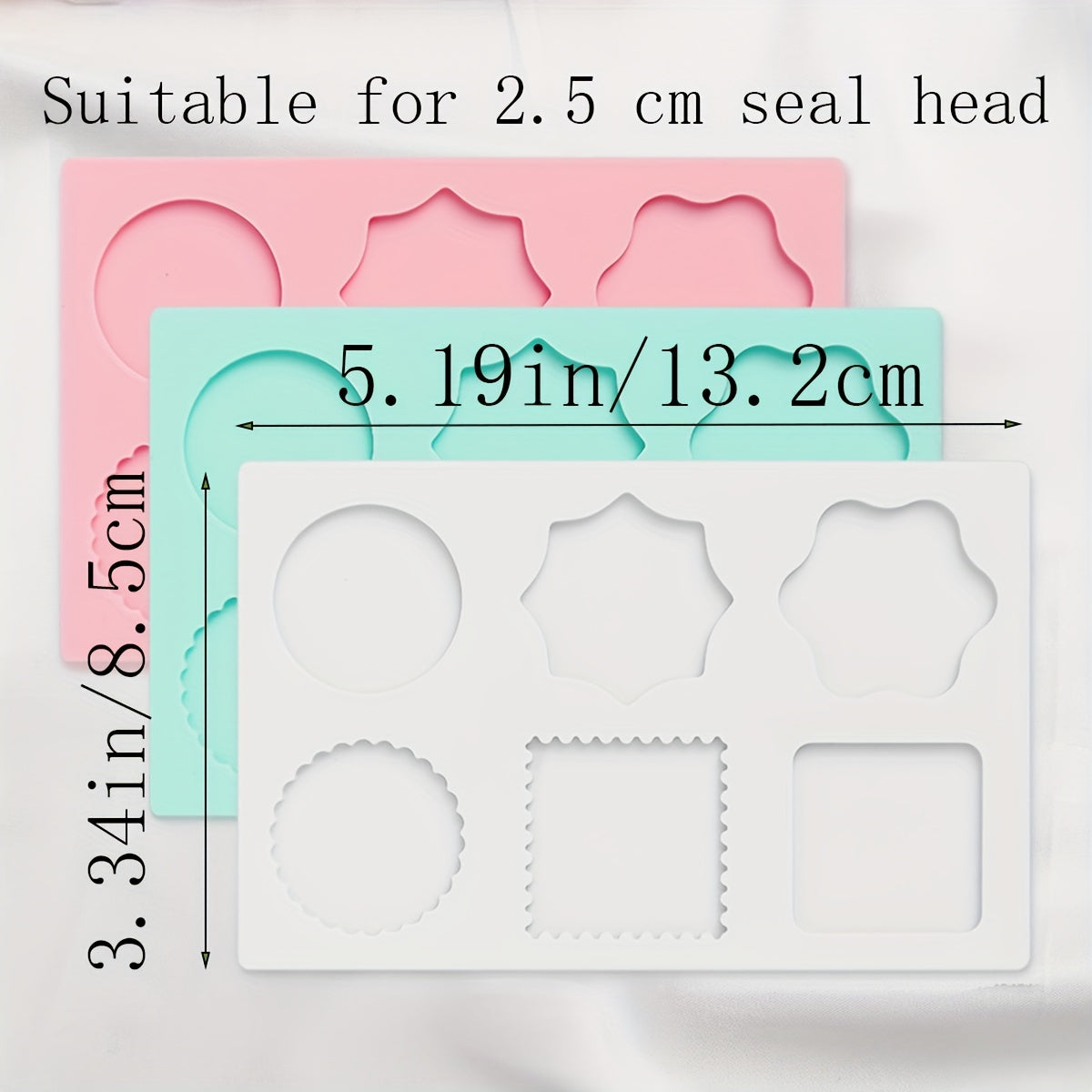 Silicone Shaping Mold Fire Seal Wax Granule Holder Circle Mold Stamping Tool