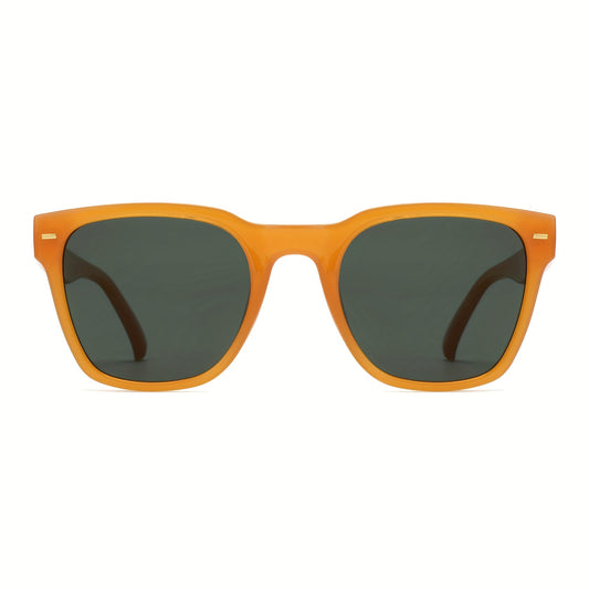 OUWEN Small Square Polarized Sunglasses Retro Women's Sun Glasses UV400 VF2223A