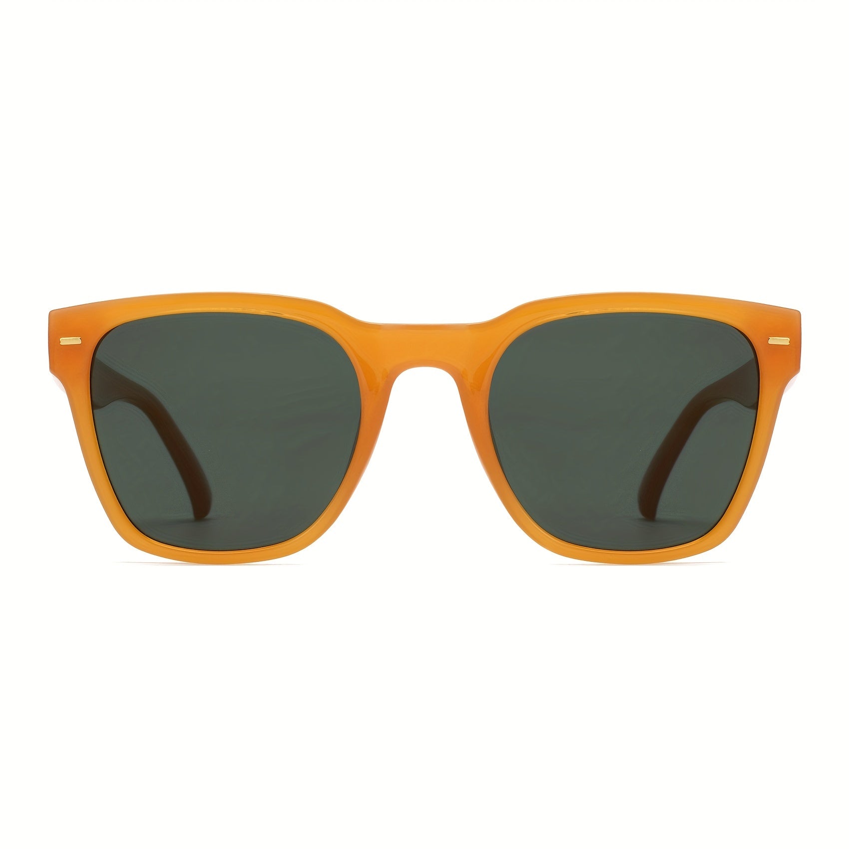 OUWEN Small Square Polarized Sunglasses Retro Sun Glasses UV400