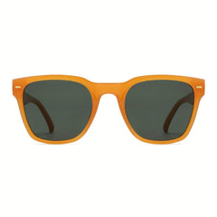 OUWEN Small Square Polarized Sunglasses Retro Sun Glasses UV400