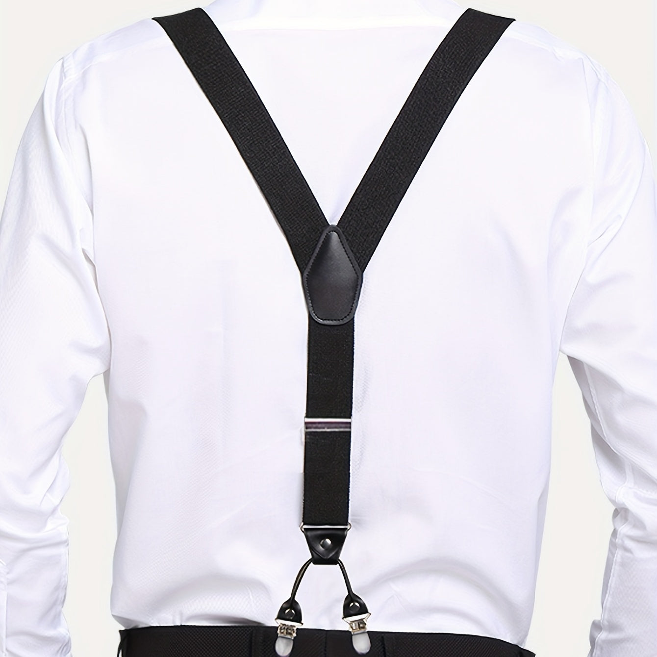 Men's Y Type Elastic Suspenders Adjustable Trousers Suspenders