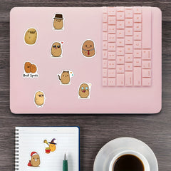 500pcs Potato Stickers Roll for Laptop Waterbottle Phone Skateboard
