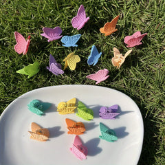 20pcs Matte Candy Hair Claw Clip for Women Girls