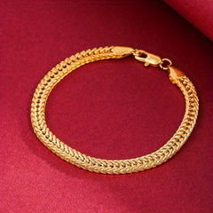 Punk Cuban Link Chain Bracelet for Men