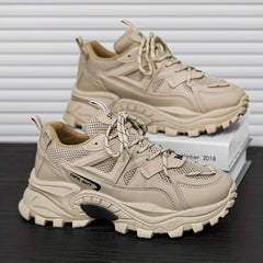 Men's Chunky Mesh Sneakers Casual Outdoor Walking Shoes