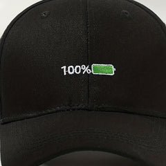 Mens Embroidered Sunscreen Baseball Cap - 100 Pattern
