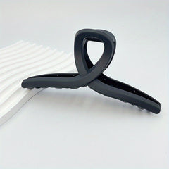 Matte Shark Claw Large Hair Claw Ponytail Holder Women