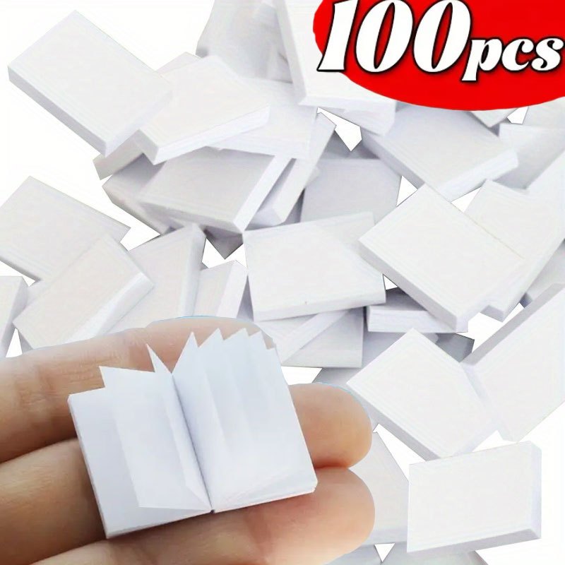100pcs 1:12 Scale Dollhouse Paper Mini Books DIY