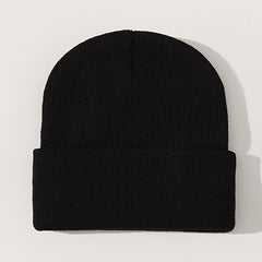 Embroidery I DON'T CARE Knit Hat Beanie Hat Cap
