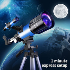 Portable 30070 Telescope 150x Magnification 70mm