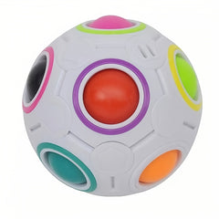 Rainbow Ball Puzzle Toy for Speed Cubers & Fidget Fans