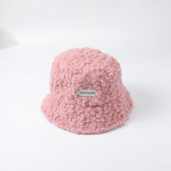 Winter Hairy Bucket Hat for Women - Outdoor Casual Style