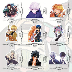 300pcs Anime Mixed Stickers Waterproof Vinyl Manga Stickers for Laptop Water Bot