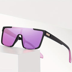 Men's Large Frame Polarized Sunglasses High Definition UV400 Protection
