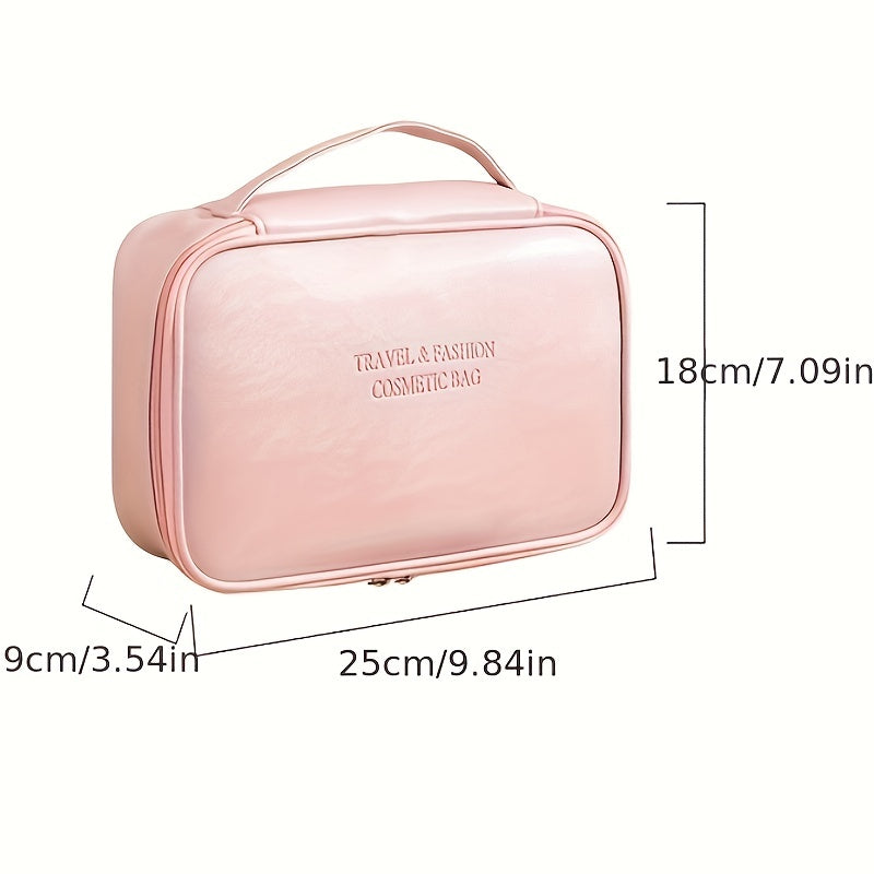 Minimalist Zipper Makeup Zipper Organizer Solid Cosmetic Bag
