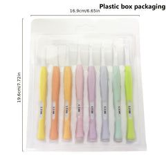8pcs Colorful Crochet Silicone Handle Sweaters for Knitted Hand Crochet