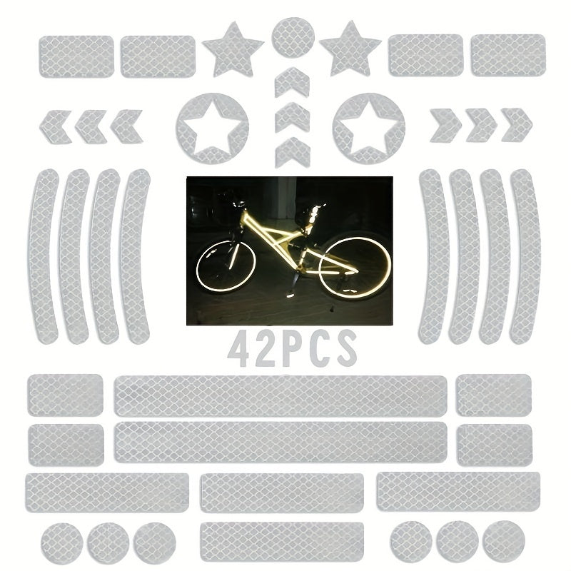 Reflective Stickers for Car Wheel Hub and Tire Rim - Enhance Roadway Safety
