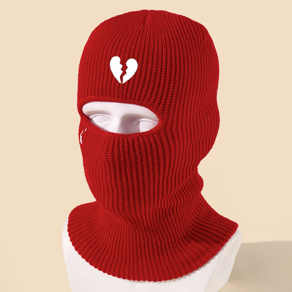 Heartbreak Embroidered Wool Pullover Cap