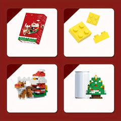 Christmas Building Blocks Collect Snowmen Santa Claus