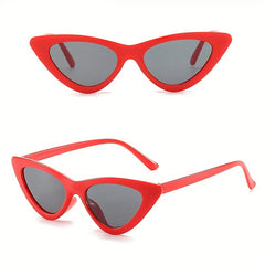 Boho Triangle Sunglasses Cat Eye Shades for Women Girls