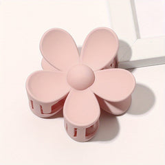 Large Flower Shaped Hair Claw Clip Ponytail Holder for Women Girls