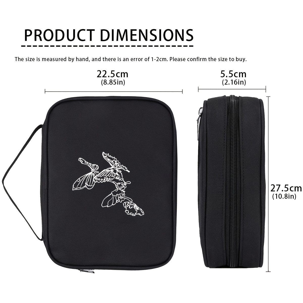 Butterfly Print Bag Casual Versatile Handbag