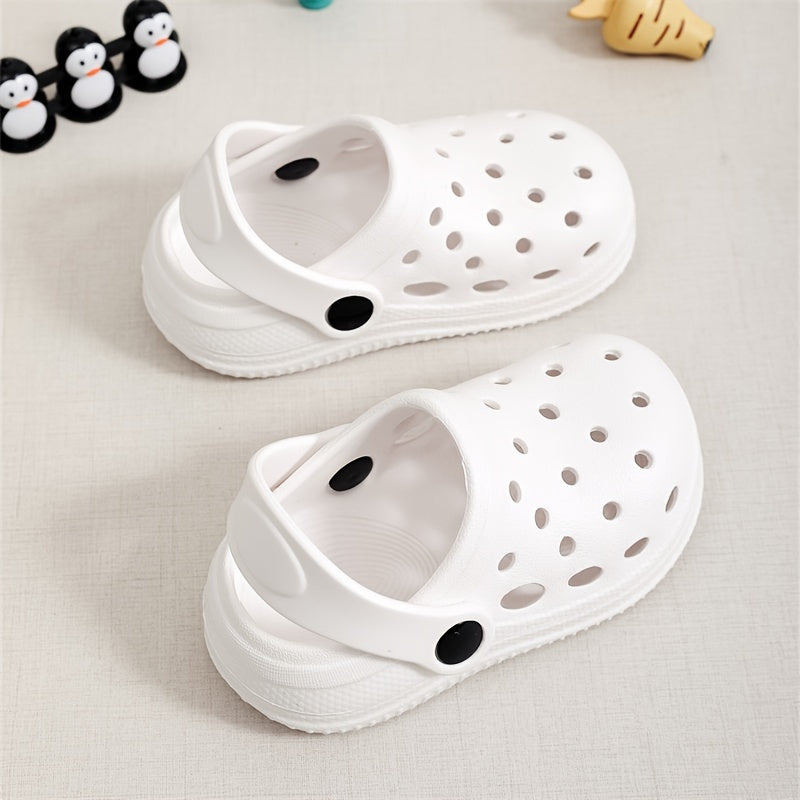 Boy's Solid Clogs Garden Shoes Lightweight Sandals All Seasons