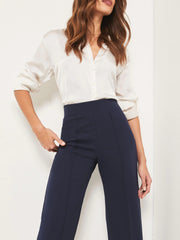 High Waist Wide Leg Pants for Office