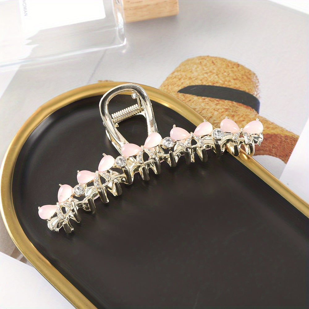 Resin Bowknot Shark Claw Hair Clip Head Jewelry
