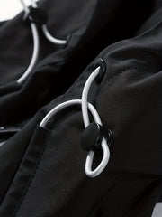 Men's Casual Zip Up Solid Jacket For Spring Fall