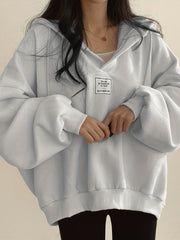 Solid Active Hooded Sweatshirts Fleece Lined Hoodie Women's Clothing
