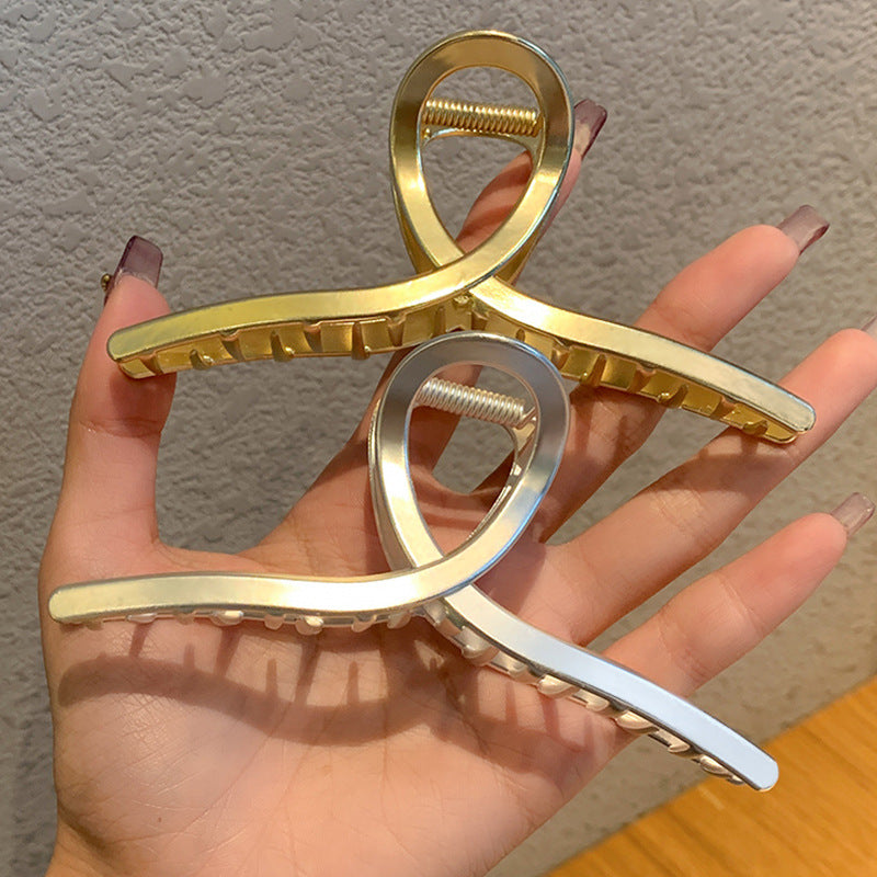 Metal Twist Hair Claw Ponytail Holder Shark Claw Hair Accessories For Women