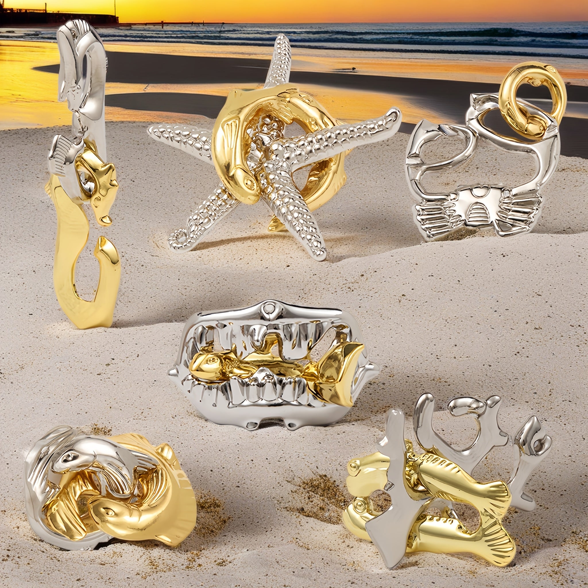MMIDE Metal Brain Teaser Puzzle Interlocking Rings Game