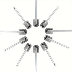 100pcs Basketball Pump Needles Air Pump Needles with Storage Box