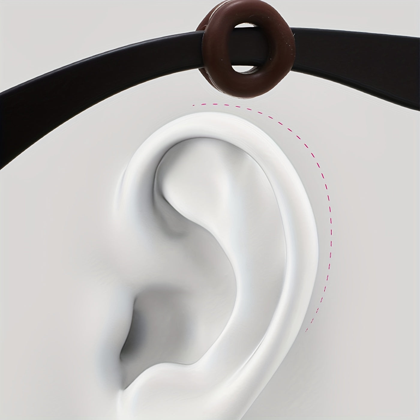 Silicone Anti Slip Eyeglasses Holder Ear Grip Hooks