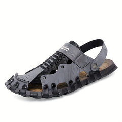 Men's Casual Driving Sandals Non slip Rubber Sole Shoes