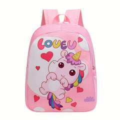 Kids Unicorn School Bag Kindergarten Backpack Spine Protection