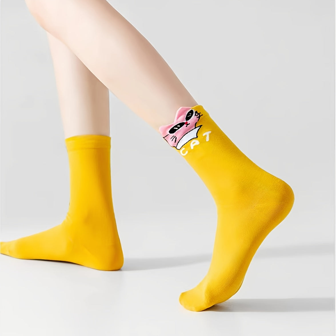Novelty Pattern Mid Tube Socks Women's Stockings