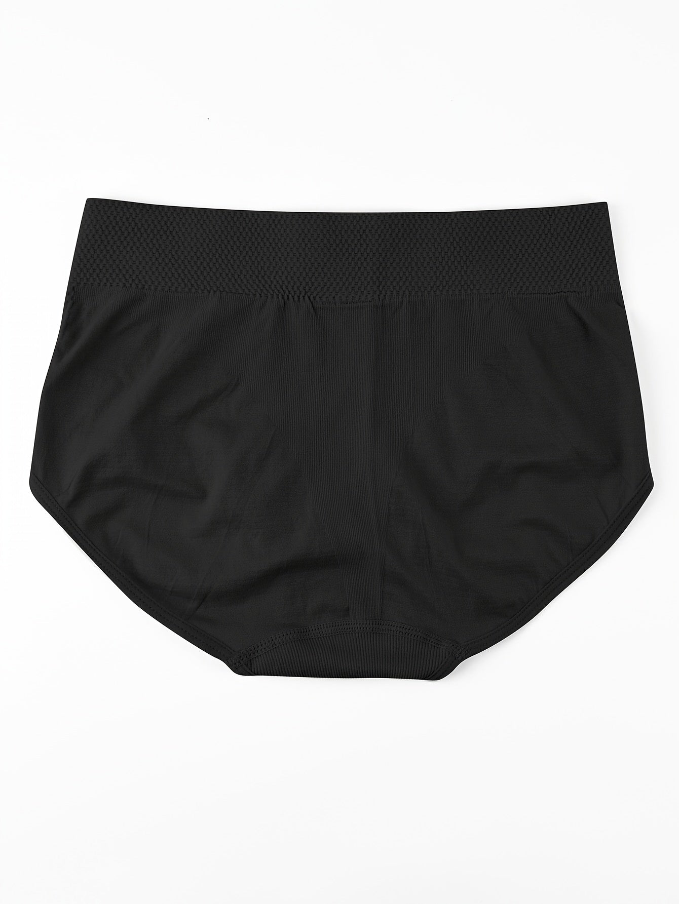 3pcs Solid Briefs Stretchy Intimates Panties
