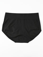 3pcs Solid Briefs Stretchy Intimates Panties