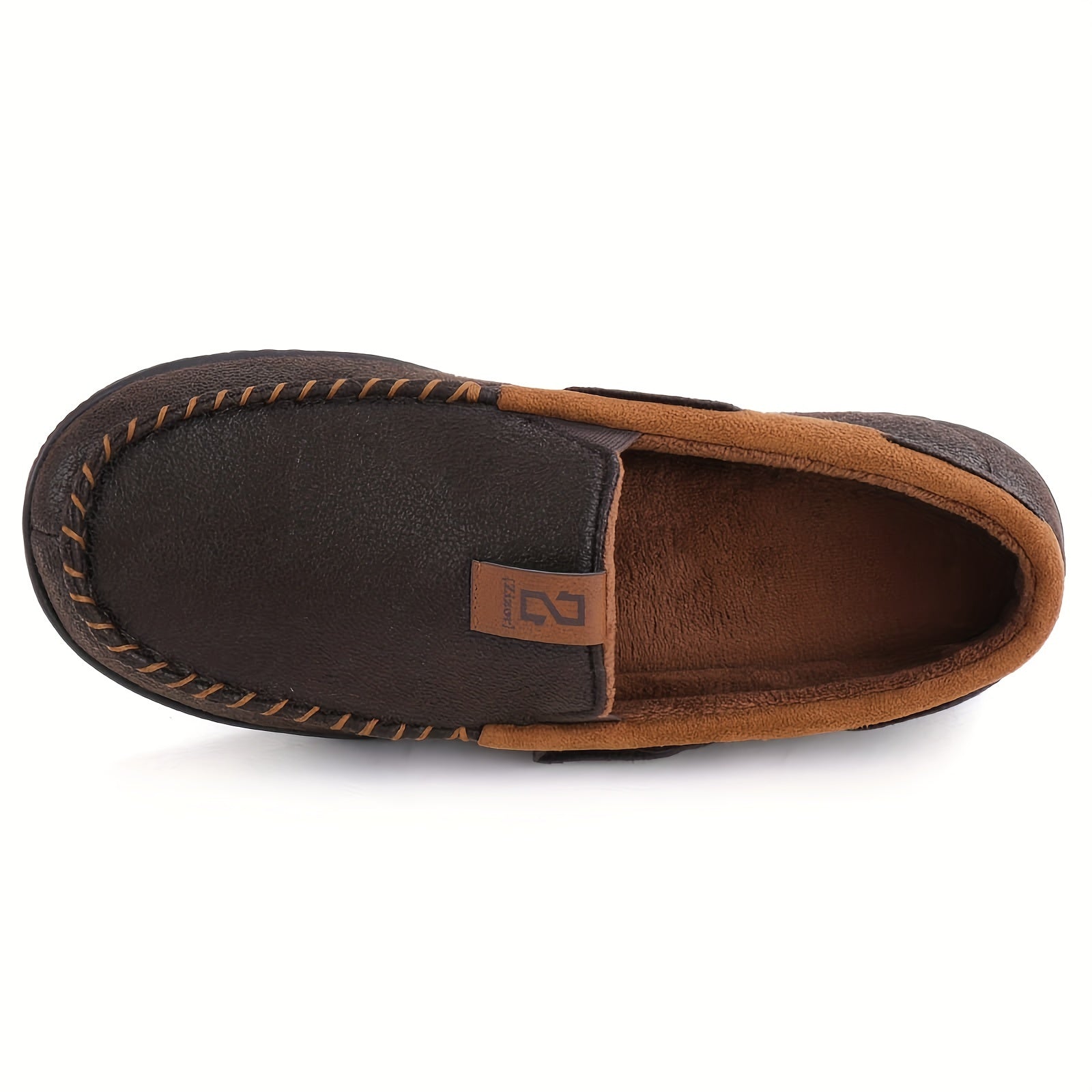 Men's Casual No Tie Lightweight Slip On House Shoes