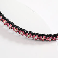 Rhinestone Headbands Teeth Hairband Non slip Hair Hoop