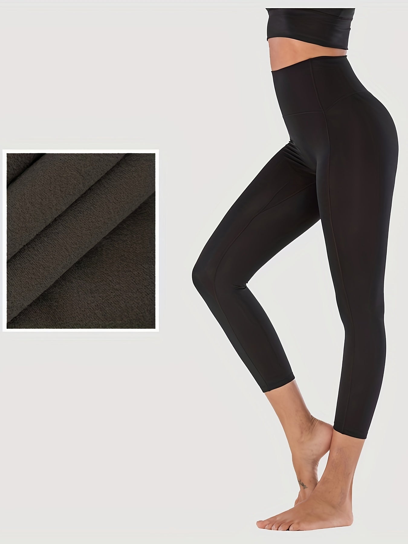 Fleece Lined Yoga Pants Stretch Butt Lifting Leggings