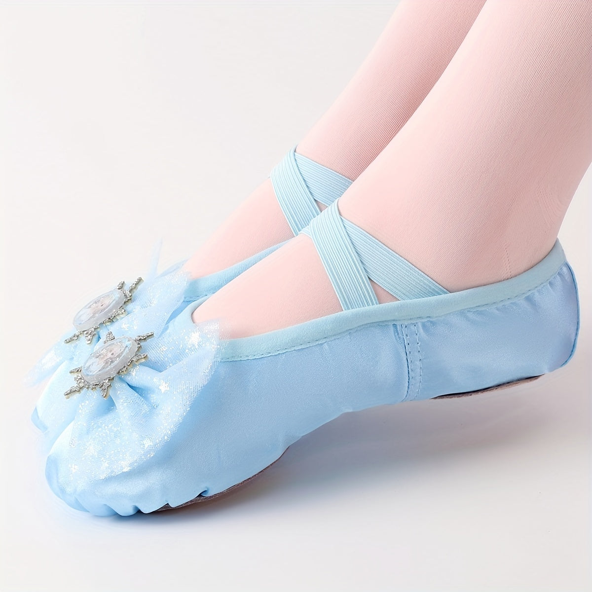 Soft Sole Princess Ballet Shoes for Girls - Dance Training and Performance