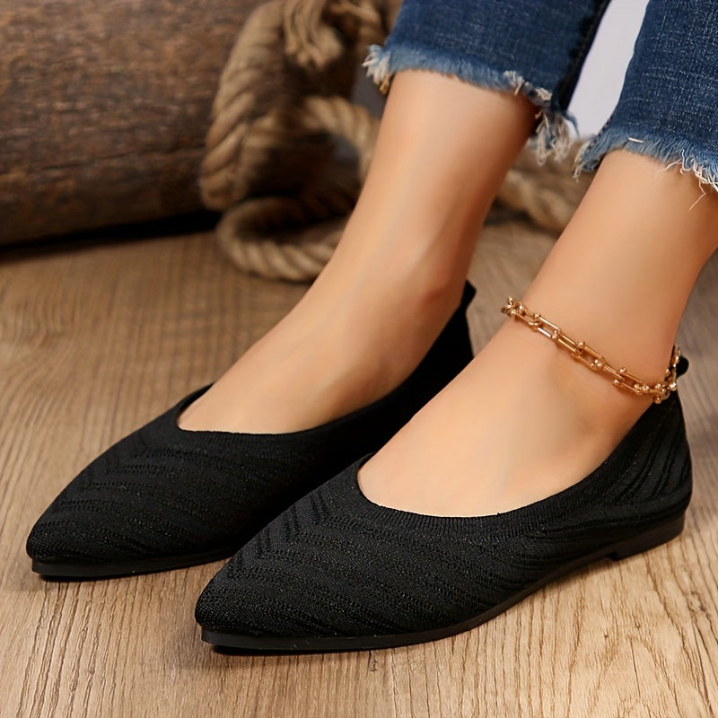 Women's Point Toe Casual Breathable Walking Shoes