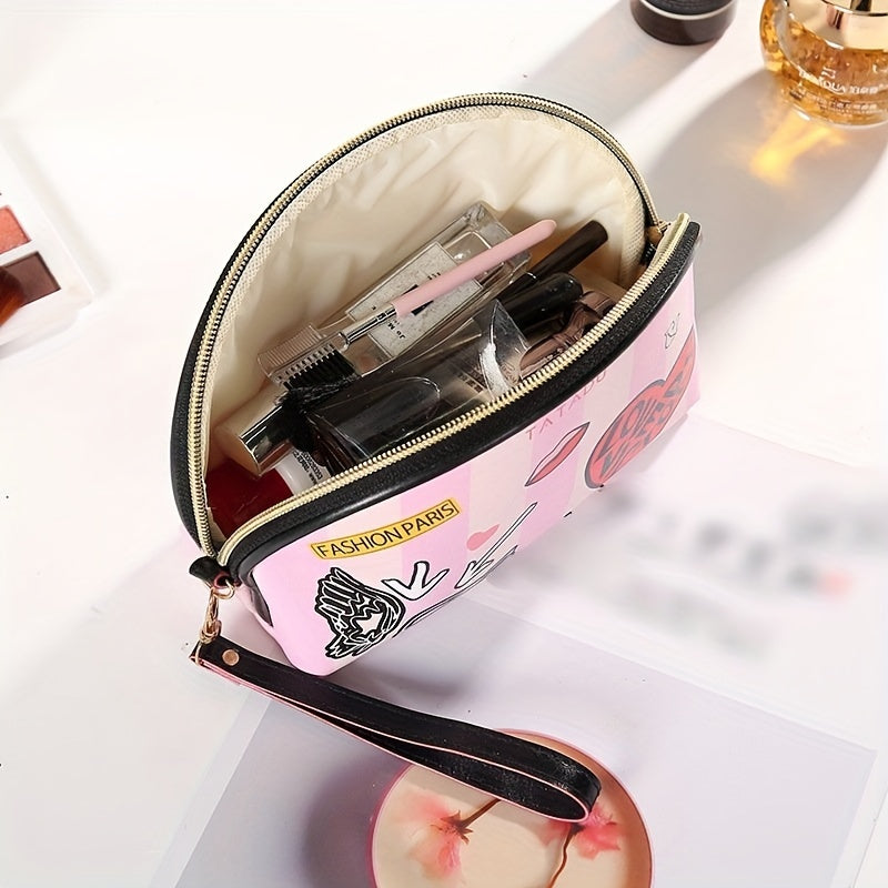 Lip Print Coin Purse Travel Storage Bag