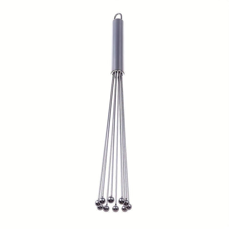 Stainless Steel Ball Whisk Handheld Egg Beater Sauce Stirrer Blender
